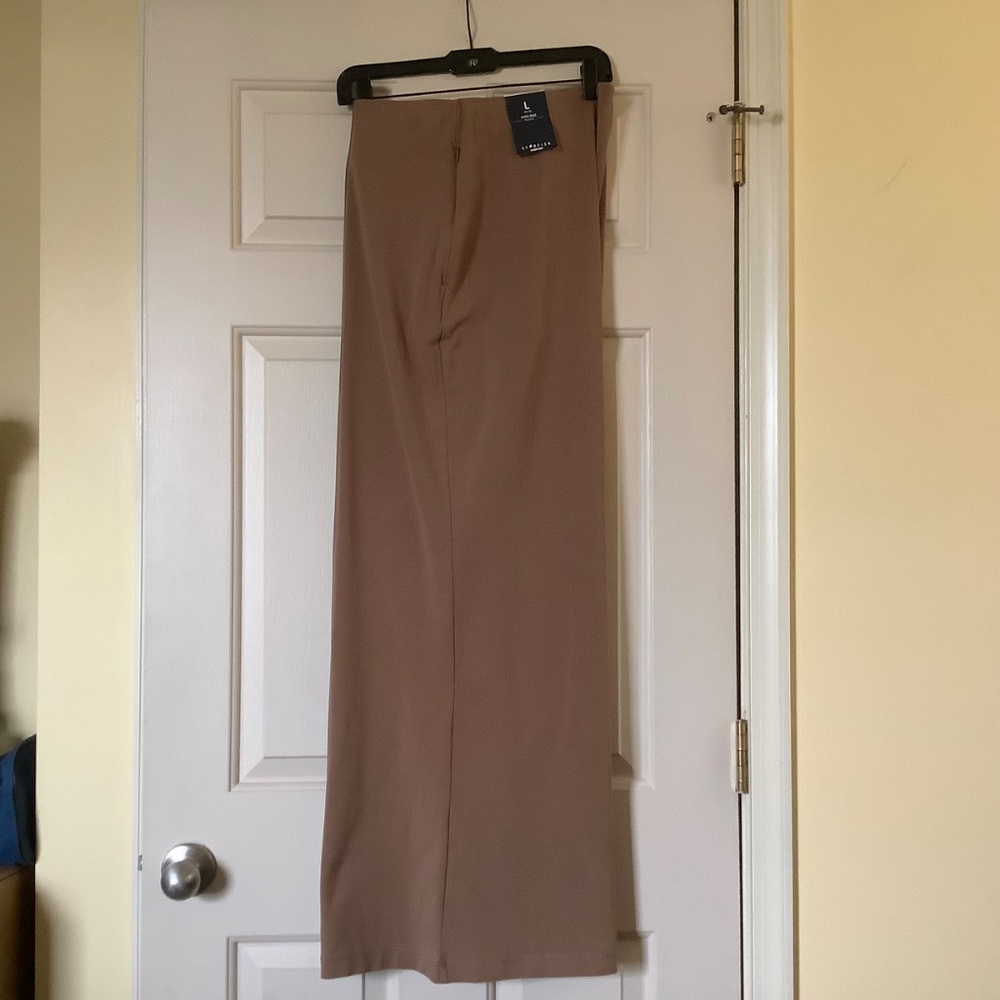 Lands End Starfish High Rise Palazzo Pants Coriander SZ L (14-16) - Picture 5 of 16